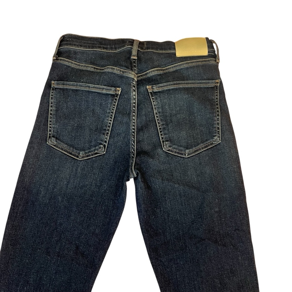 CITIZENS OF HUMANITY Isola High Rise Straight Crop Dark Jeans Women's Size 28 - Picture 9 of 16